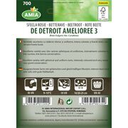 Seminte de sfecla rosie Detroit amelioree 3, 5 gr
