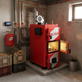 Cazan pe combustibil solid Altep Classic Plus 40 kw