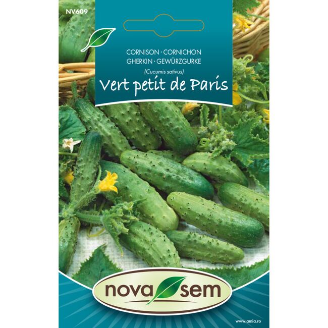 Seminte de castraveti cornison Vert petit de Paris 1 gr