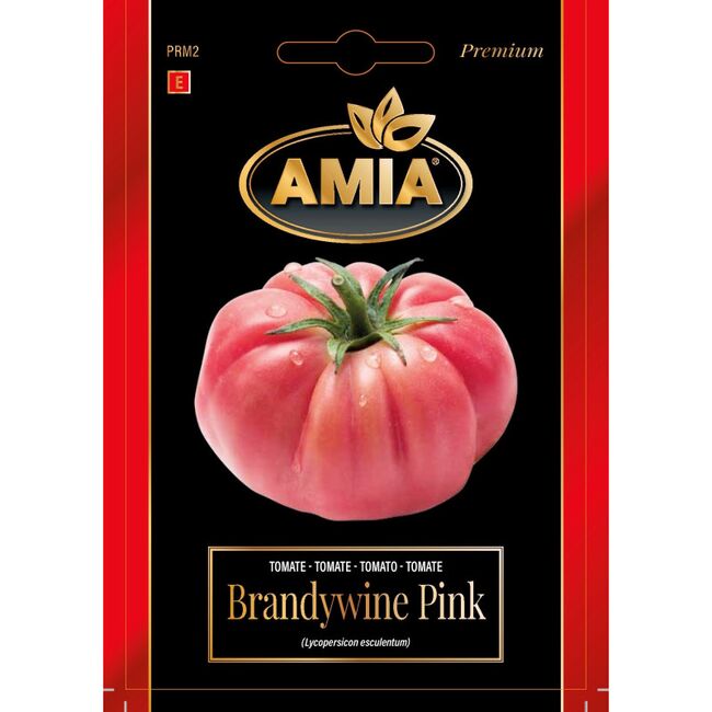 Seminte de tomate roz inima de bou premium Brandywine Pink 50 seminte
