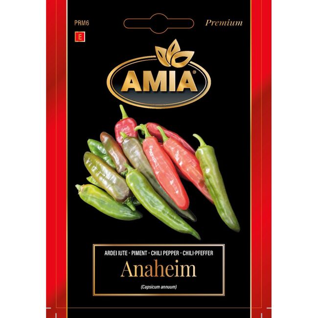 Seminte de ardei iute premium Anaheim aprox 30 seminte