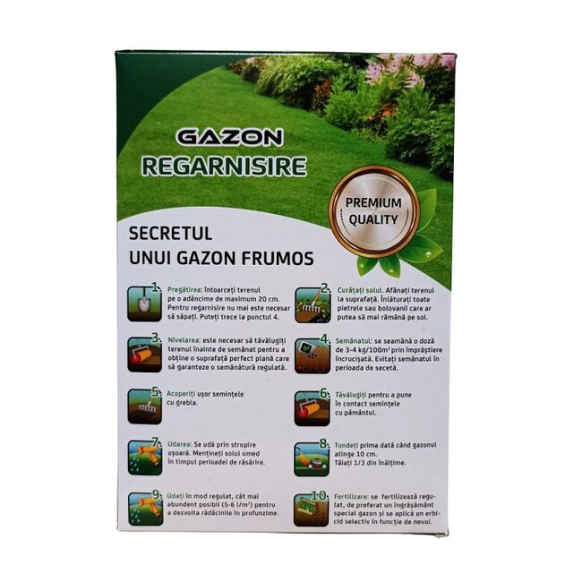 Seminte de gazon de regarnisire, reinsamantare, Amia 1 kg