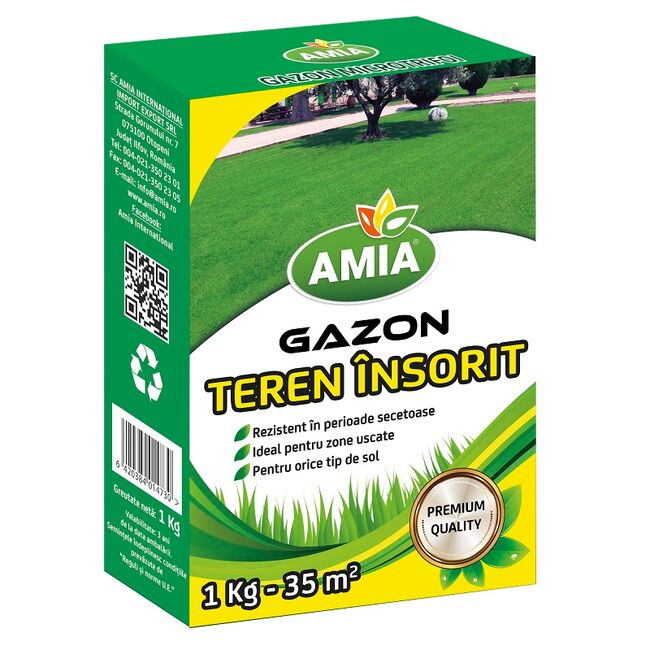 Seminte gazon pentru teren arid Amia 1 kg